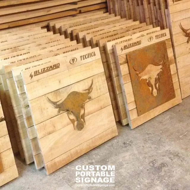 Retail Laser Burn Sign Wood Burned Signage